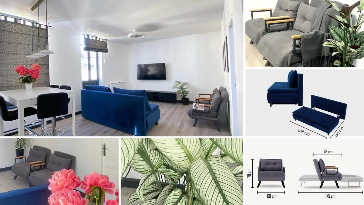 Villa Serenite Appartement Au Centre Ville N 6 Lourdes Apartamento